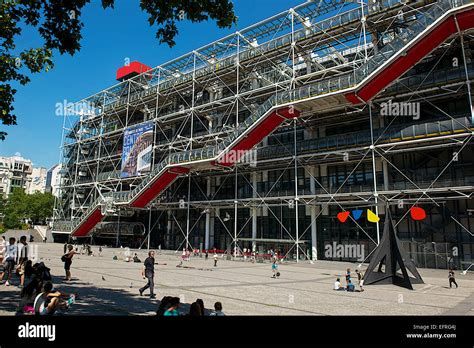 Centre Pompidou Paris France Stock Photo Alamy