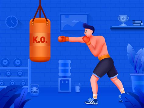 Boxing By William On Dribbble