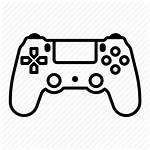 Controller Joystick Playstation Gamepad Icon Playstation4 Outline
