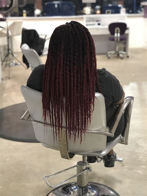 Marley Twists In Red See More Hairbyambz On Instagram Hair Express