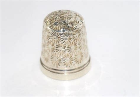 Birmingham Hallmarked Silver Thimble By Jsands Sewing Thimbles