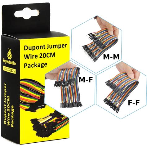 Jumper Wire Dupont Cm M F M M F F For Arduino Projects