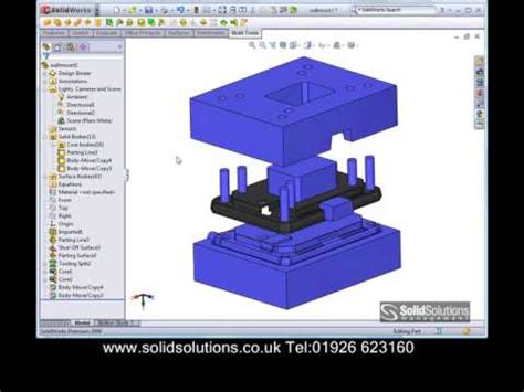 It is characterized by a smooth surface download our white paper for guidelines for using 3d printed molds in the injection molding process. SolidWorks mould tool design - YouTube