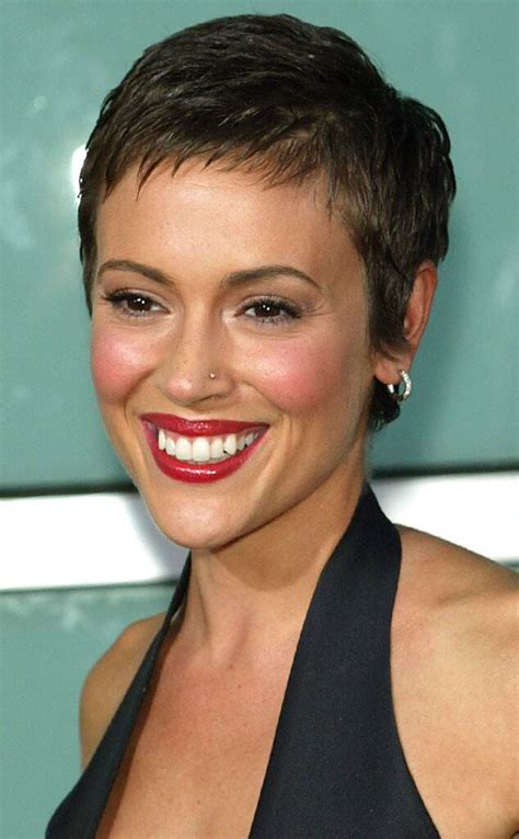 631 people checked in here. Alyssa Milano Returns to Short Haircut for 43rd Birthday ...