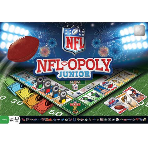 Nfl Nfl Opoly Junior Board Game Bobs Stores