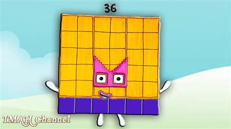 Numberblocks Square New Number 36 Thirty Six Youtube