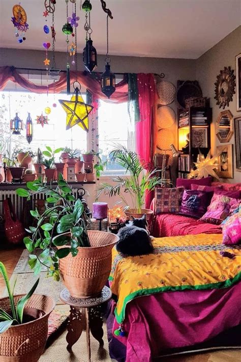 4 1 Bohemian Bedroom Designs Elcune Bohemian Bedroom Design Hippie Home Decor Hippie