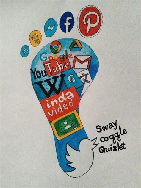 Your digital footprints are bigger than a dinosaur… unless you take extraordinary precautions, each step you take online and with your smart phone leaves a your digital footprint includes all traces of your online activity, from commenting on news pieces or social media to making online purchases. My digital footprint drawing | Footprint art, Digital ...