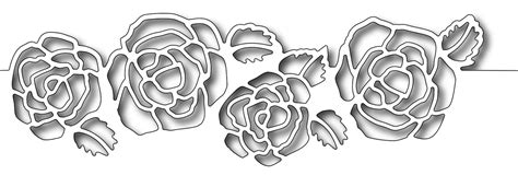 Just a little metal workshop in texas. Ann Greenspan's Crafts: Frantic Stamper's Rose Cutout Border Revisited