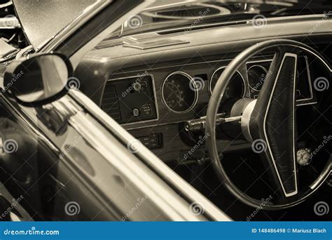 Classic Car Interior Stock Photo Image Of Parked Display 148486498