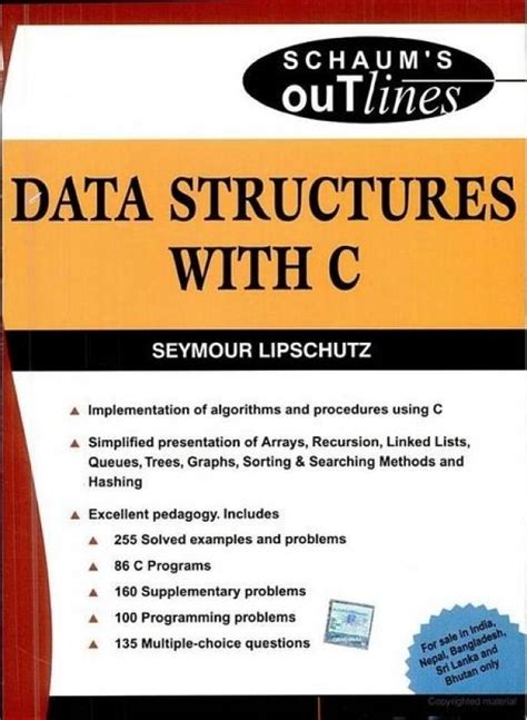 Data Structures With C Sie Schaums Outlin 1st Edition By