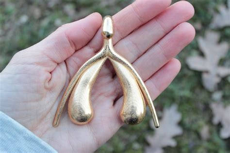 Clitoris Life Size Model In Polished Gold Steel Etsy