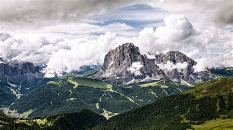 Dolomites Langkofel Group View From Seceda Naturpark Pu Flickr