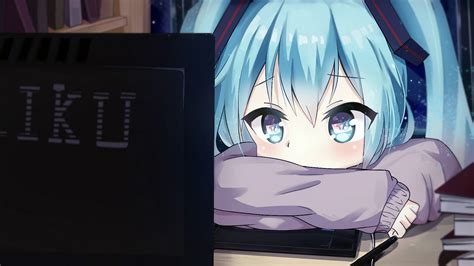 Hatsune Miku Computer Anime Girls Wallpapers Hd Desktop And Mobile