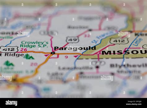 Paragould On A Map Hi Res Stock Photography And Images Alamy