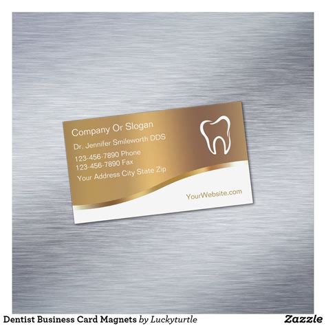 Dentist Business Card Magnets Dental Business Cards Magnetic Business