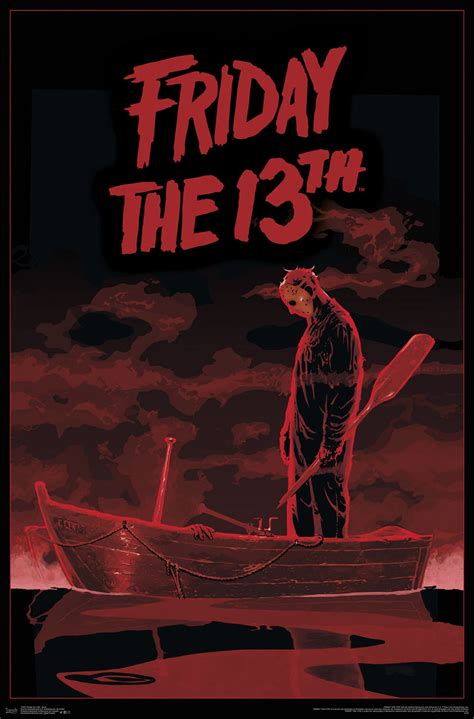 Friday The 13th Boat Poster