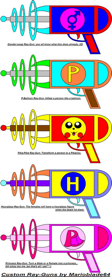 Custom Ray Guns By Marioblade64 On Deviantart