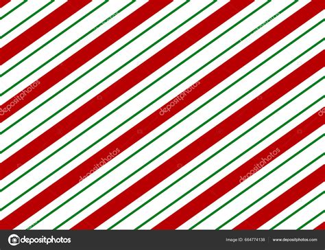 Cane Candy Diagonal Stripes Red Green White Pattern Christmas