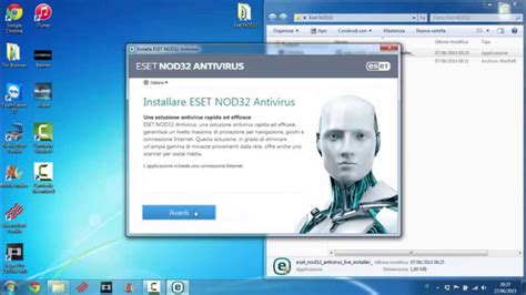 How To Install Eset Nod 32 Antivirus 8 With Permanent Activation Youtube