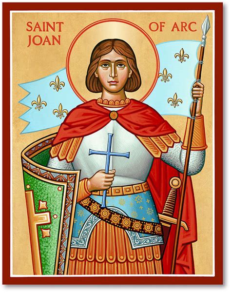 Women Saints St Joan Of Arc Icon Monastery Icons Joan Of Arc