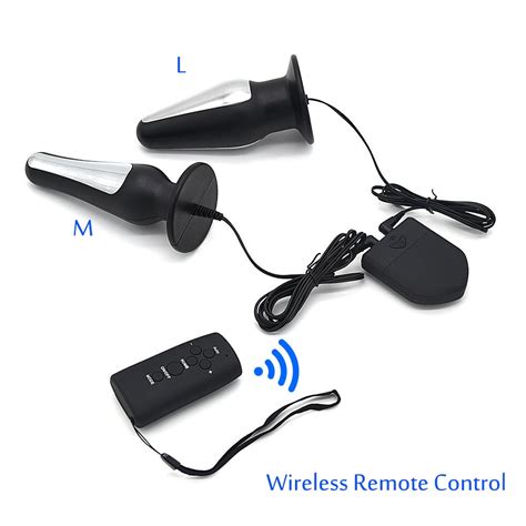 Wireless Remote Control Electric Shock Host Double Output Size M L Anal