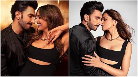 Pics Deepika Ranveer Give Major Couple Goal In Black From Koffee With Karan 8 India Today