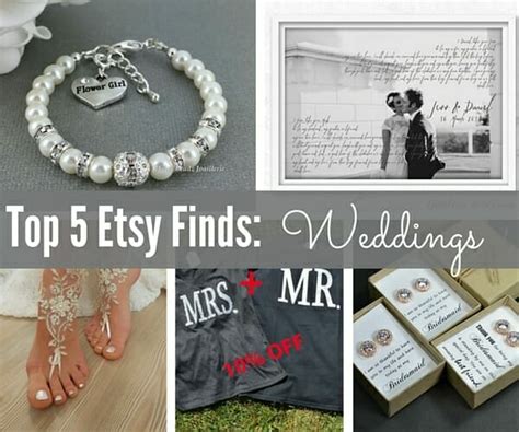 Five Favorite Etsy Finds Weddings