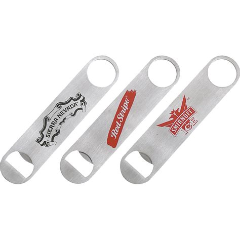 Logo Paddle Style Stainless Steel Bottle Openers