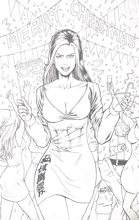 Grimm Fairy Tales Holiday Pinup Special Interior Page Artist