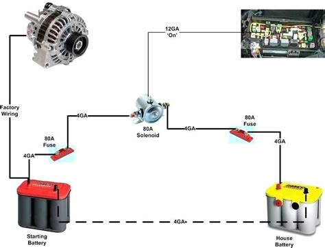 How To Wire A Battery Isolator Diagram