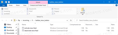 Activate Or Deactivate News And Interests Button In Taskbar In Windows 10