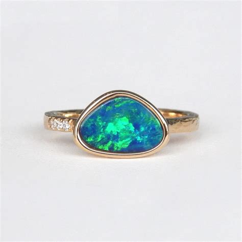 Black Opal Ring Kloiber Jewelers
