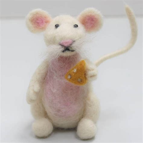 Mouse Pattern Instant Download Needle Felting Pattern Lincolnshire