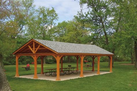 Custom Commercial Wood Pavilions Lancaster County Barns