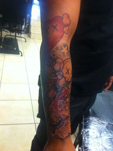 24 Kaws Ideas Chris Brown Tattoo Forarm Tattoos Kaws Wallpaper