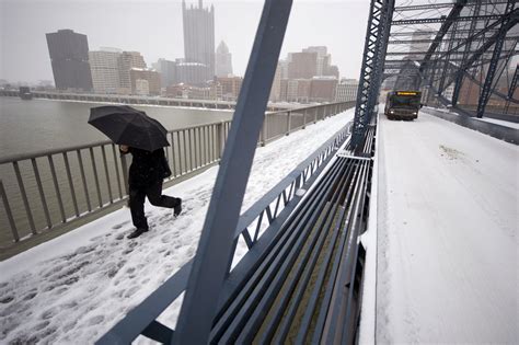 Snow Totals In Pittsburgh Philadelphia From Winter Storm Petra