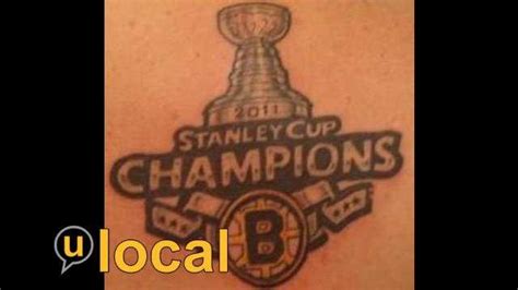 Boston Bruins Fans Show Off Their Tattoos