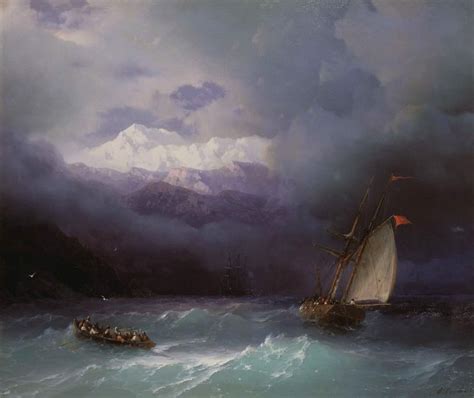 Stormy Sea 1868 54 2 H65 Ivan Konstantinovich Aivazovsky