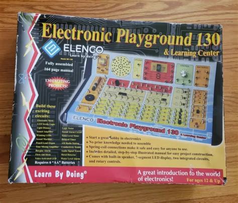 Elenco Electronic Playground Ep 130 With All Of The Original Parts 130 In 1 4500 Picclick