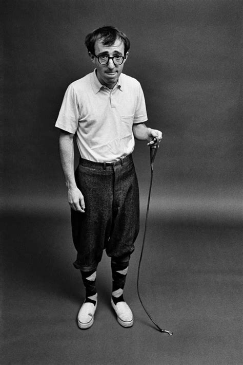 Steve Schapiro Woody Allen Ant On Leash Nyc 1964 Available For