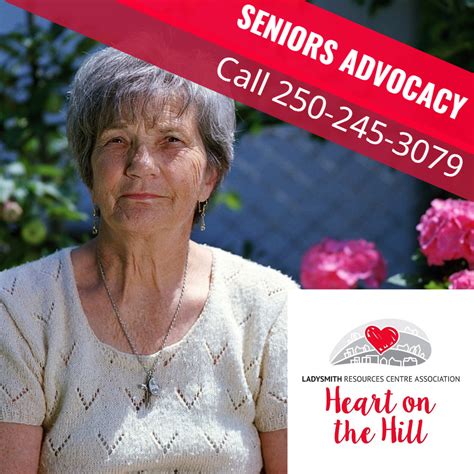 Seniors Advocacy Ladysmith Resources Centre Association