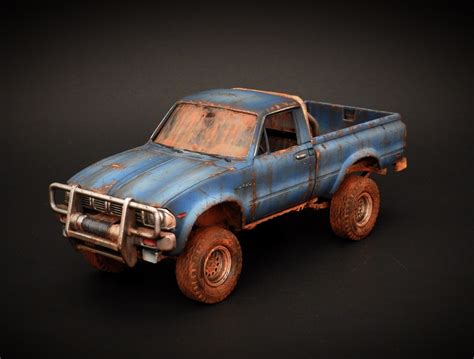 Post Apocalyptic 1984 Toyota Pickup Truck By Perfect Tommy · Puttyandpaint
