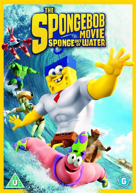The Spongebob Movie Sponge Out Of Water Dvd Uk Antonio