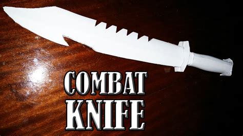 Enjoy the following instructions on how to make your own hands a dagger from paper a4. How to make a paper combat knife that cuts - paper weapons ...
