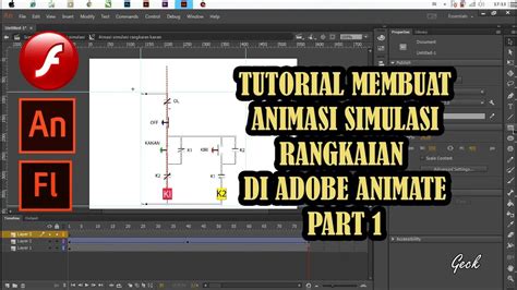 Tutorial Membuat Animasi Rangkaian Listrik Di Adobe Animate Part 1