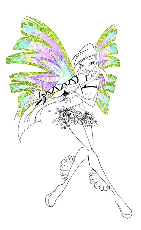 Winx Club Coloring Pages Roxy