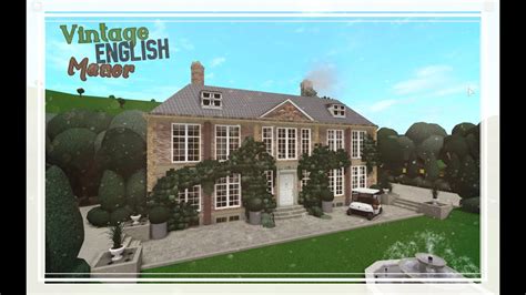 Bloxburg Tour Vintage English Manor Inspiration Series Collab With