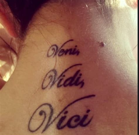Veni Vidi Vici Tattoo Designs With Meaning Tattoos Spot Reef