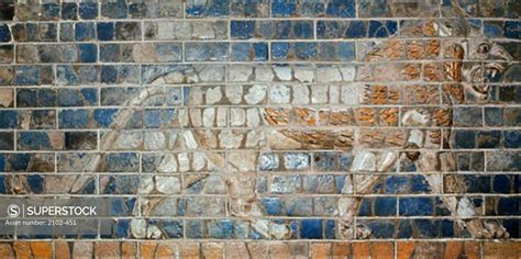 Lion From Ishtar Gate Babylon Ancient Near East Glazed Brick Iraq